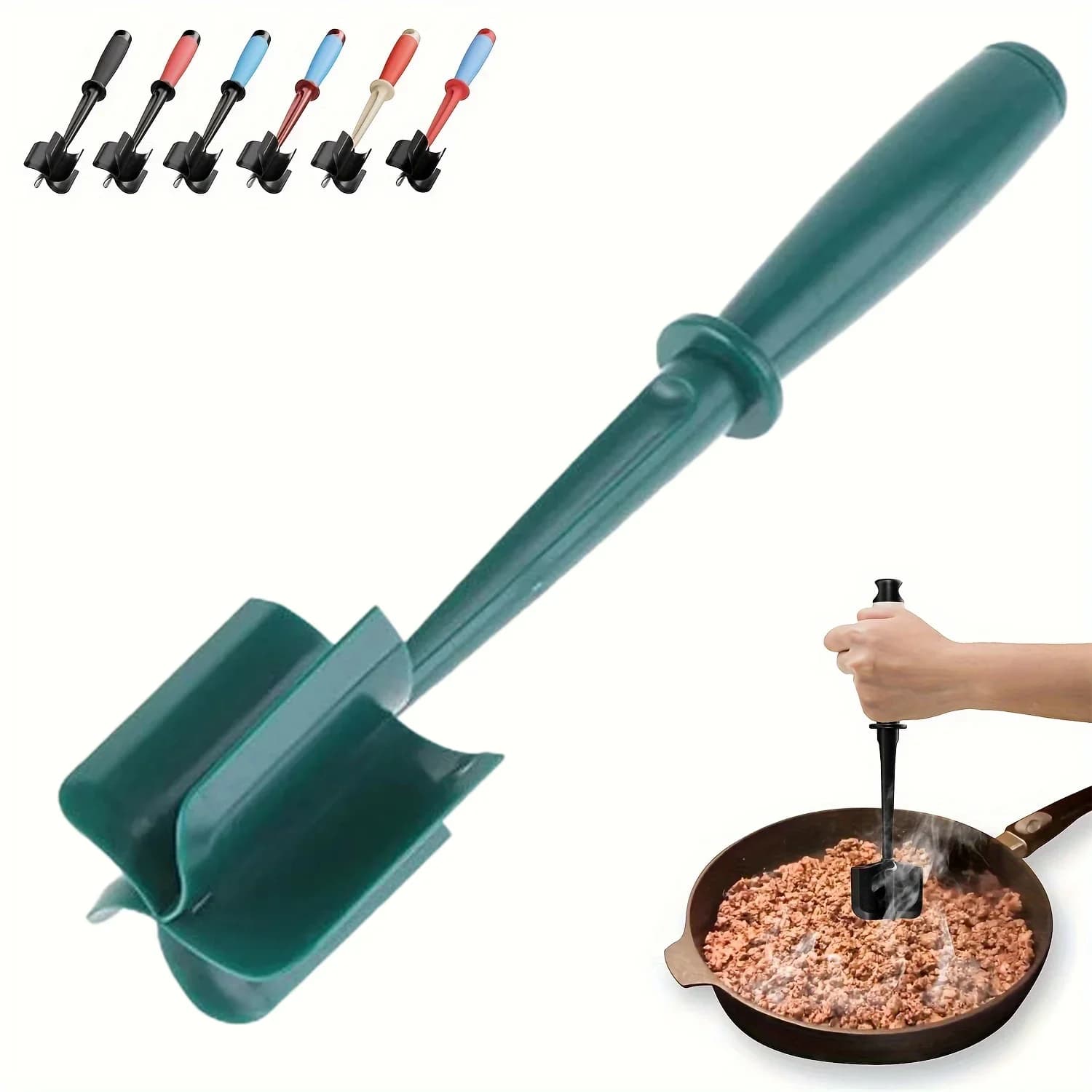 Triturador e Amasssador de Carne 5 Lâminas com Cabo Resistente ao Calor