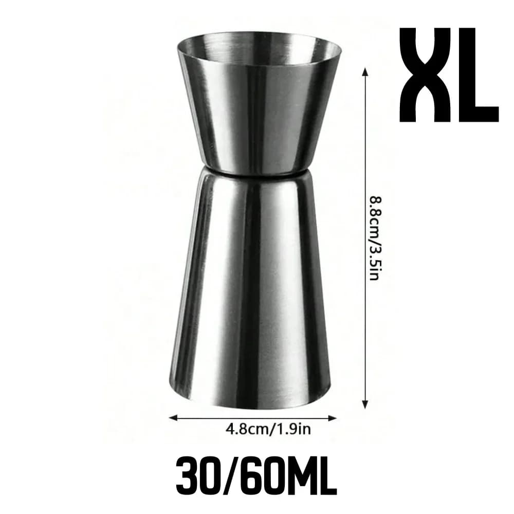 Dosador Duplo de Inox para Bebidas e Coquetéis Bar Jigger