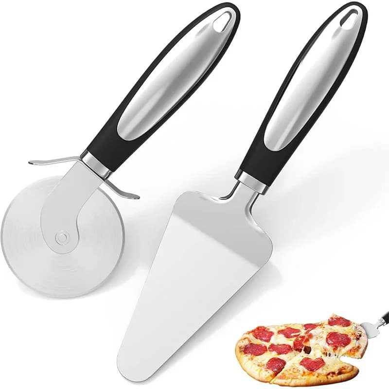 Cortador de Pizza em Aço Inoxidável Premium Carretilha para Massas e Tortas