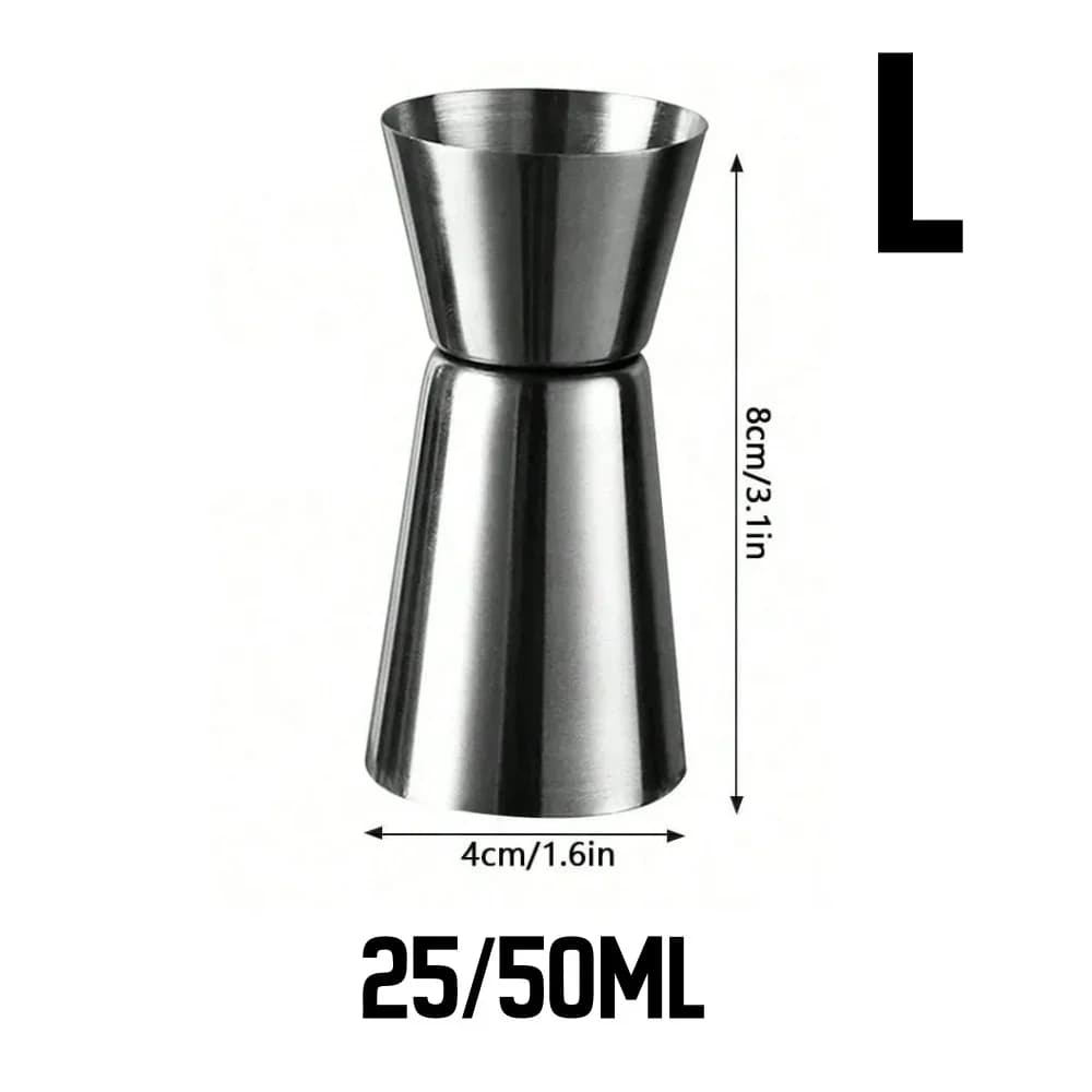 Dosador Duplo de Inox para Bebidas e Coquetéis Bar Jigger