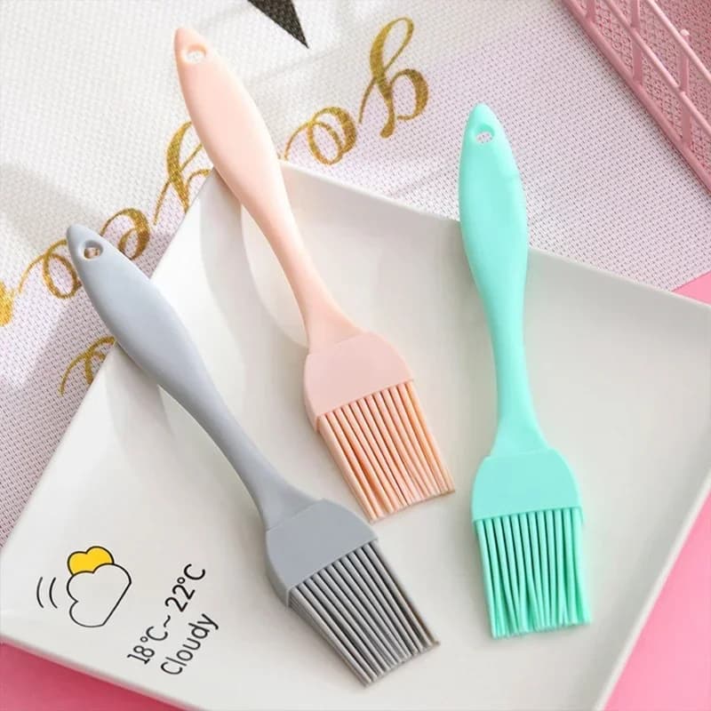 Pincel Culinário de Silicone para Óleo e Churrasco