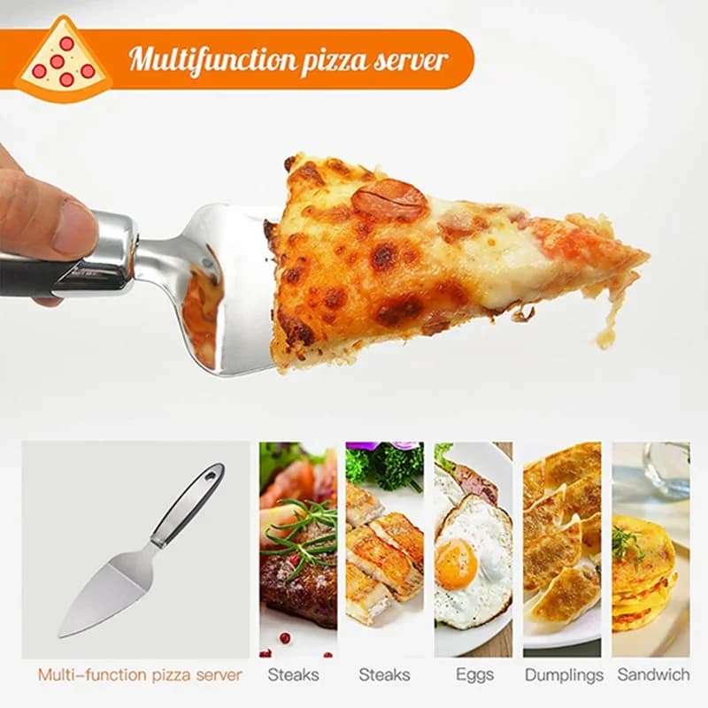 Cortador de Pizza em Aço Inoxidável Premium Carretilha para Massas e Tortas