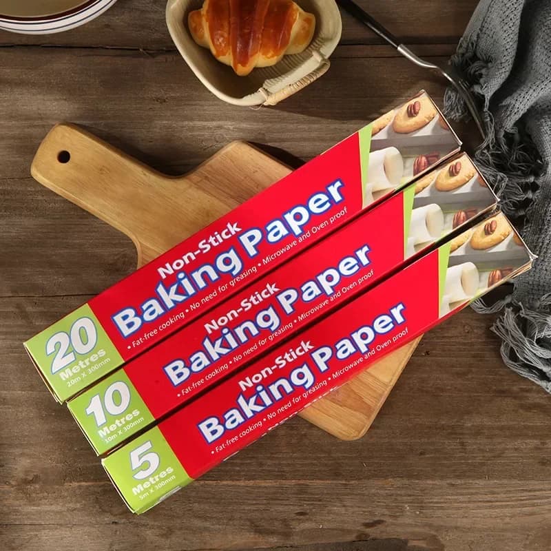 Folhas de Papel Manteiga Antiaderente Pré-cortadas para Forno e Air Fryer