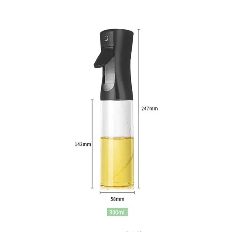 1 pç Borrifador de Óleo 100/200/300/500ml Pulverizador de Azeite para Cozinha e Air Fryer
