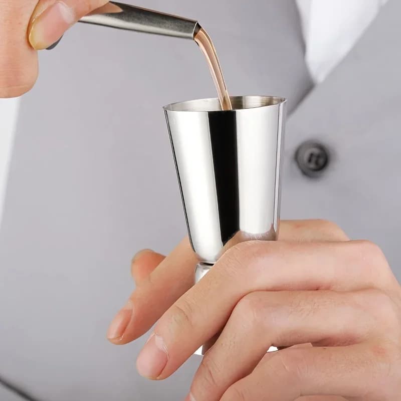 Dosador Duplo de Inox para Bebidas e Coquetéis Bar Jigger