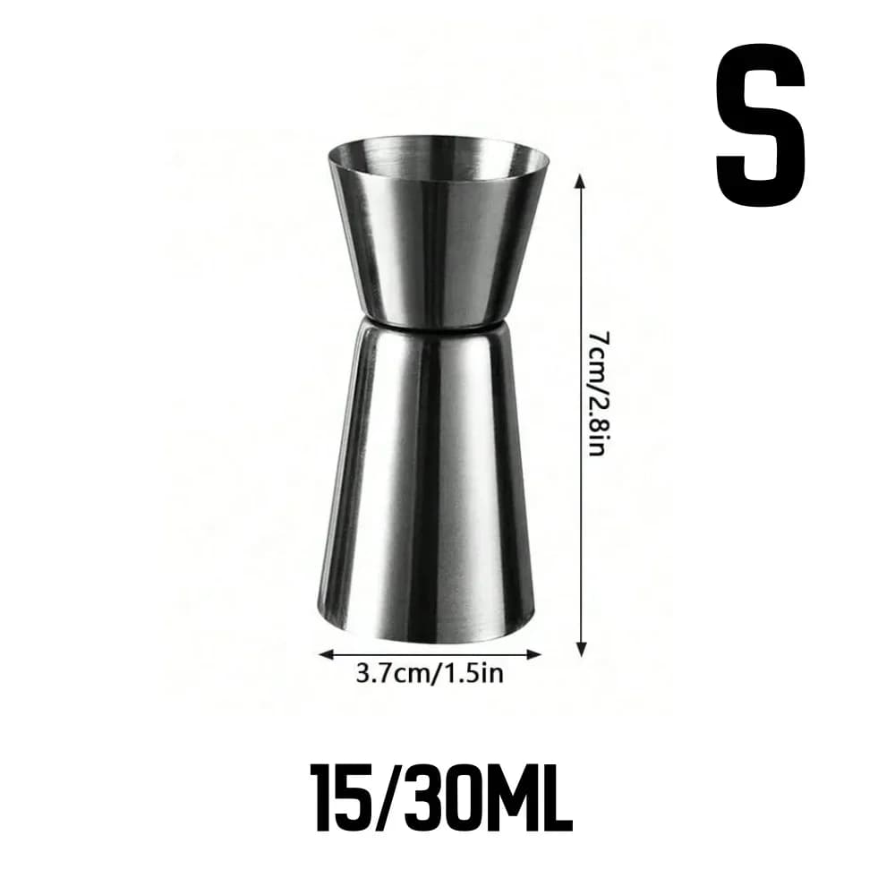 Dosador Duplo de Inox para Bebidas e Coquetéis Bar Jigger