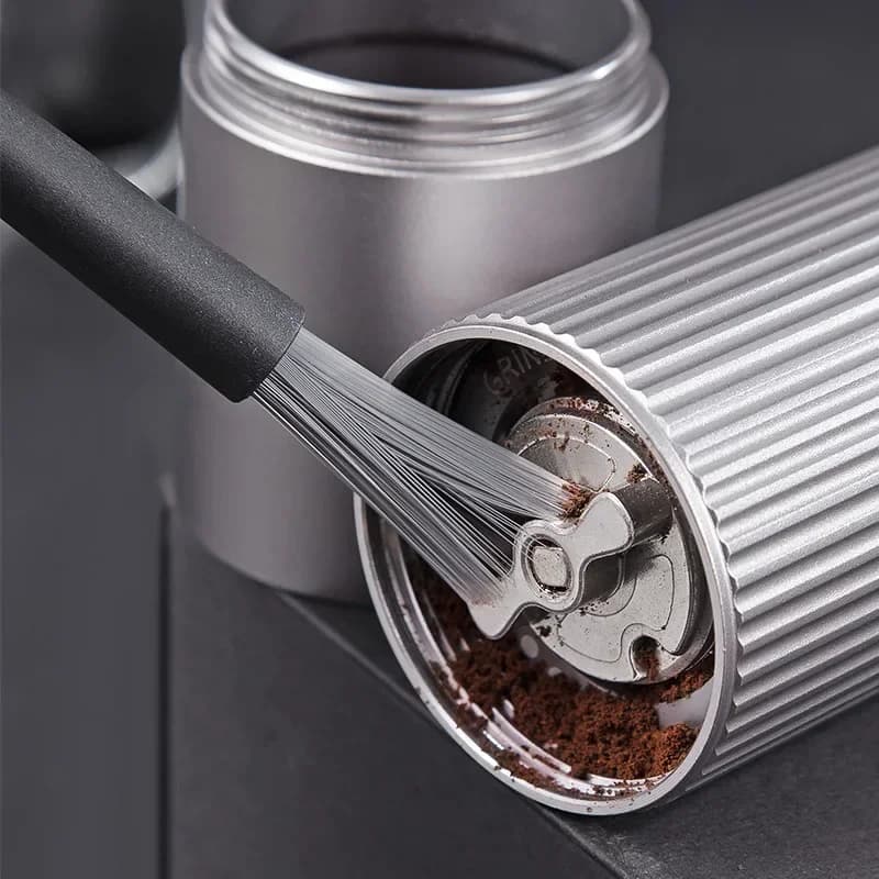 Kit de Limpeza para Café com Escova para Cafeteira, Moedor e Soprador de Ar