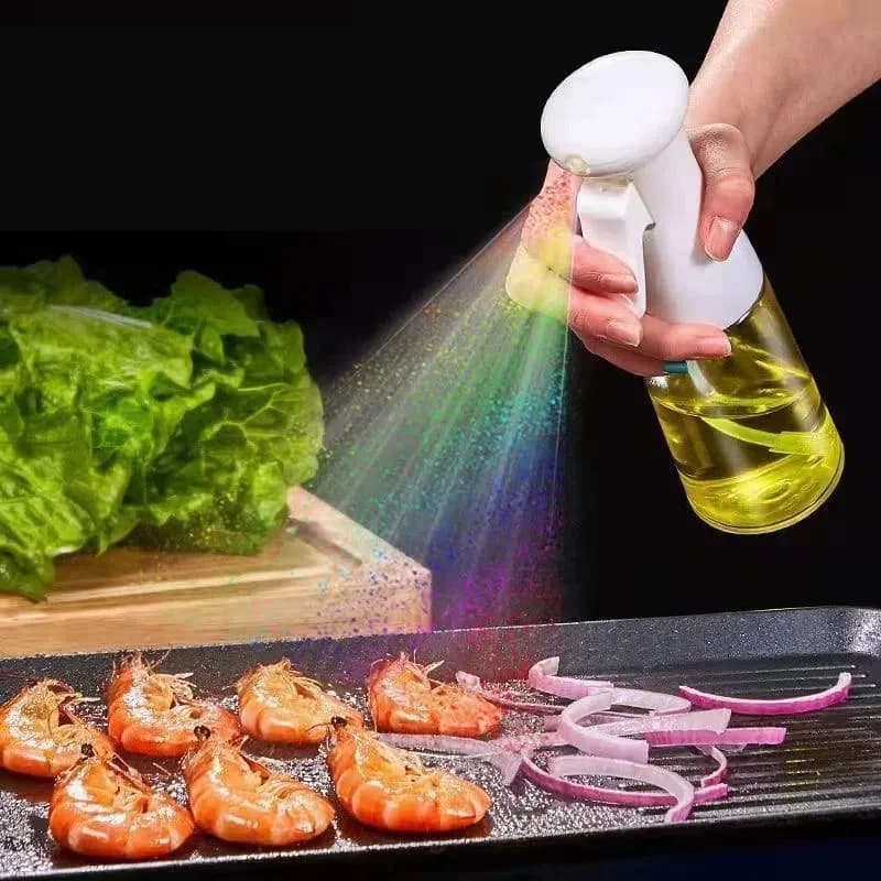 1 pç Borrifador de Óleo 100/200/300/500ml Pulverizador de Azeite para Cozinha e Air Fryer