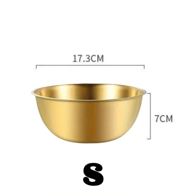 Conjunto de 1-3 Tigelas de Aço Inoxidável com Medidor para Cozinha, Confeitaria e Armazenamento de Alimentos