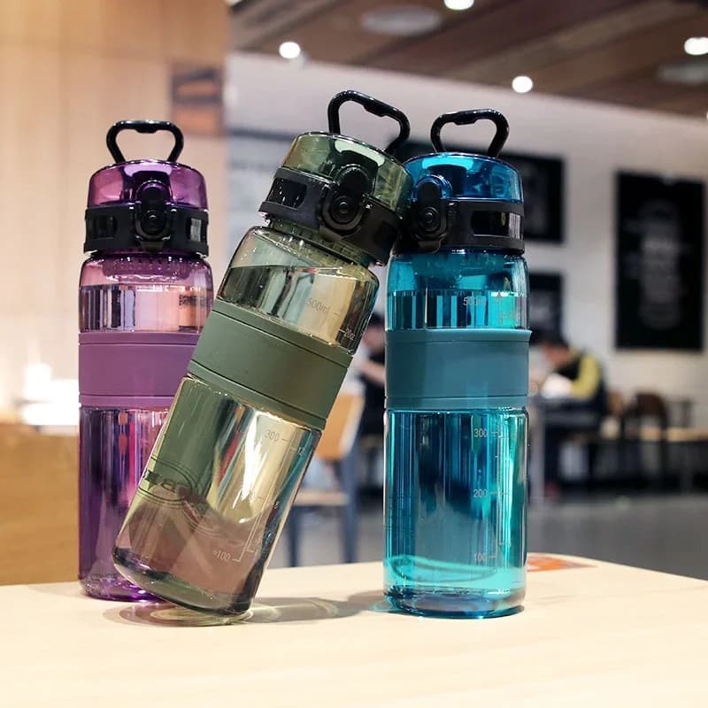 Garrafa de Água Esportiva 500ml Portátil Antivazamento com Filtro para Chá