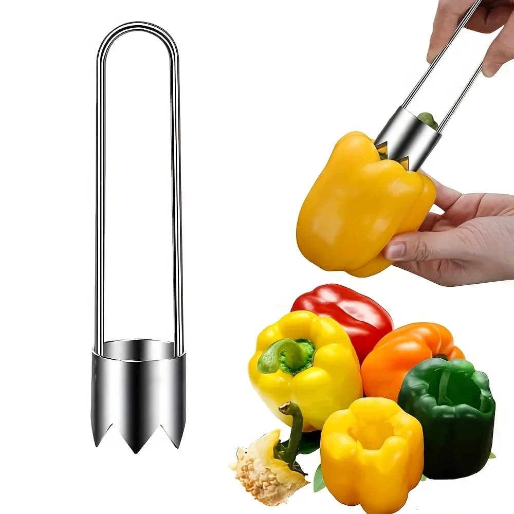1/2/3 Removedores de Miolo de Frutas e Legumes em Aço Inoxidável
