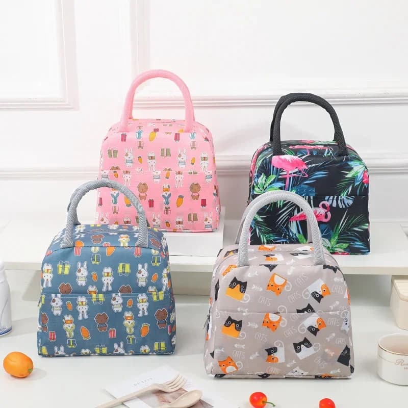 Bolsa Térmica Colorida de Grande Capacidade com Folha de Alumínio
