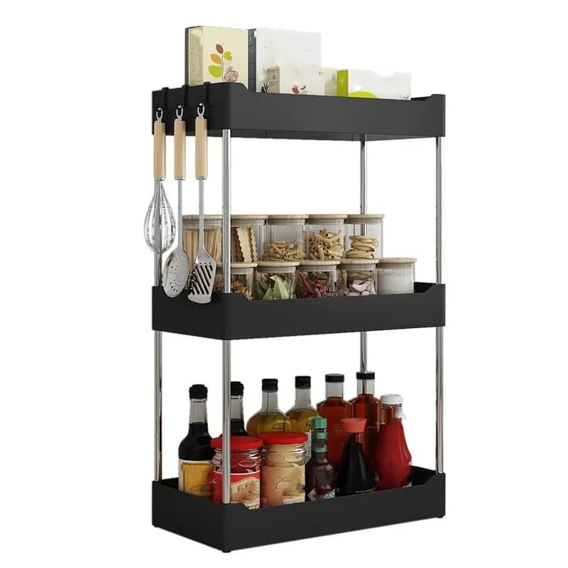 Organizador Porta-Temperos de Bancada Multiuso para Cozinha