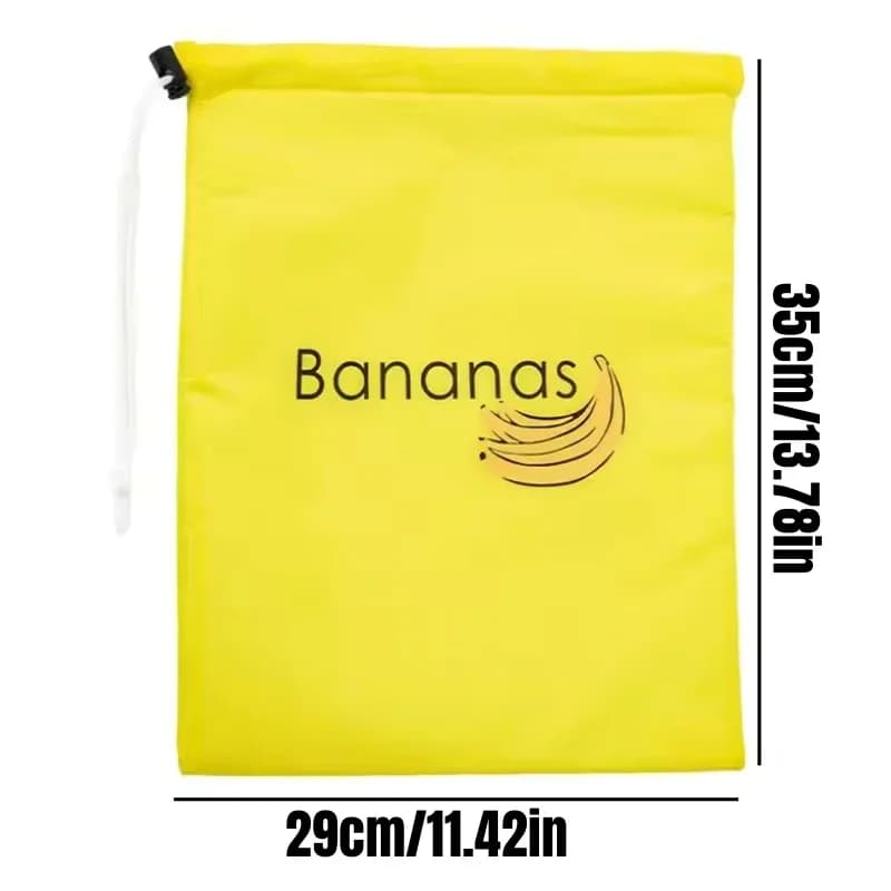 Sacos Térmicos para Armazenar Bananas e Verduras 1/2/3/5 Peças Mantém Fresco