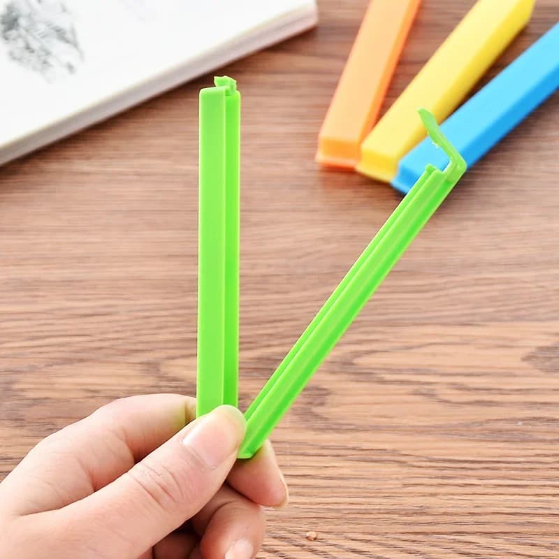 Prendedores de Sacos Coloridos 5-30 Peças Clipes Vedadores Reutilizáveis para Alimentos