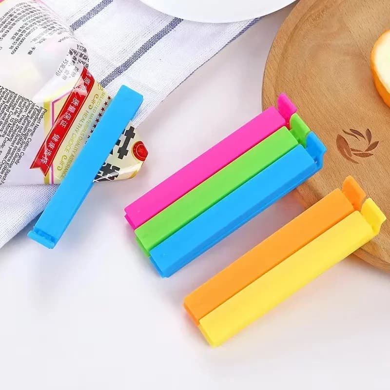 Prendedores de Sacos Coloridos 5-30 Peças Clipes Vedadores Reutilizáveis para Alimentos