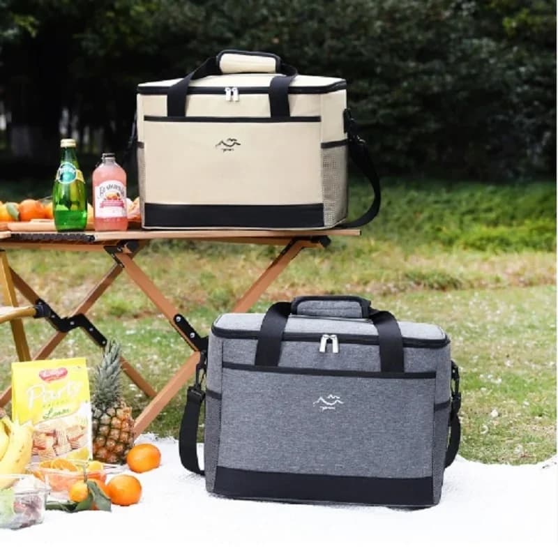 Bolsa Térmica Transversal para Marmita e Piquenique Grande Capacidade