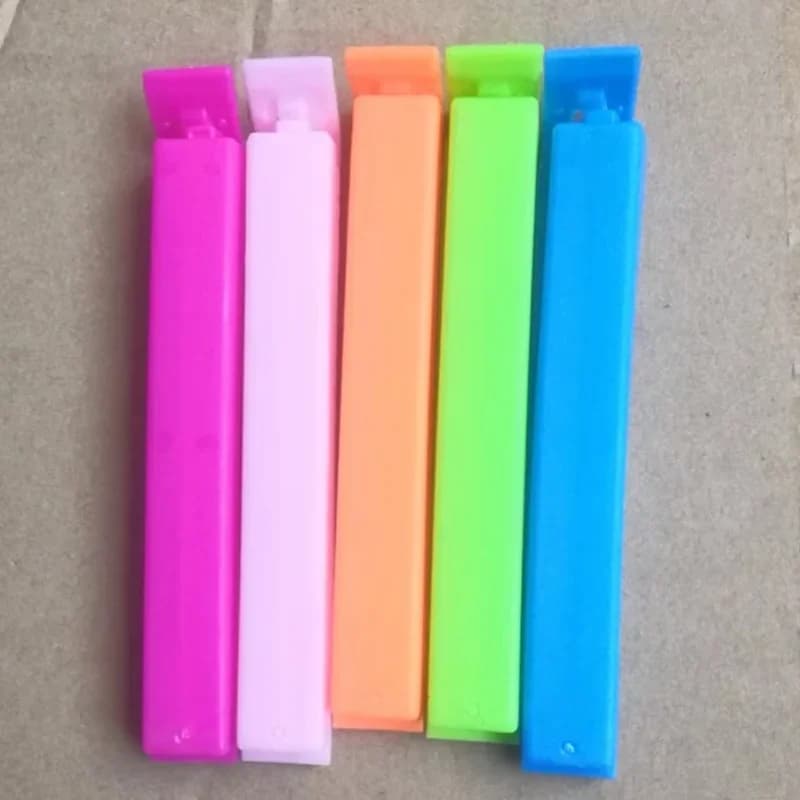 Prendedores de Sacos Coloridos 5-30 Peças Clipes Vedadores Reutilizáveis para Alimentos