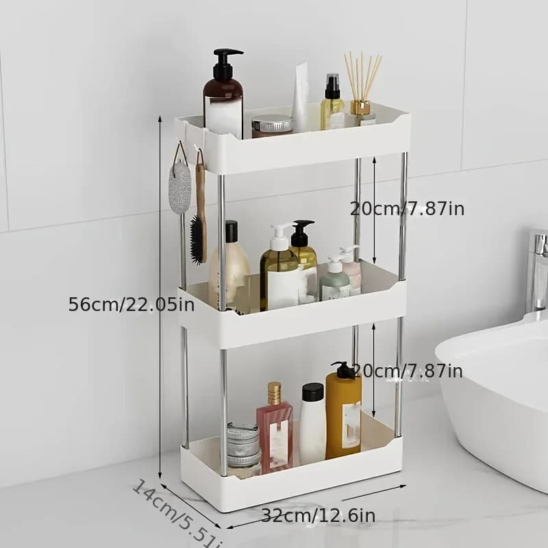 Organizador Porta-Temperos de Bancada Multiuso para Cozinha