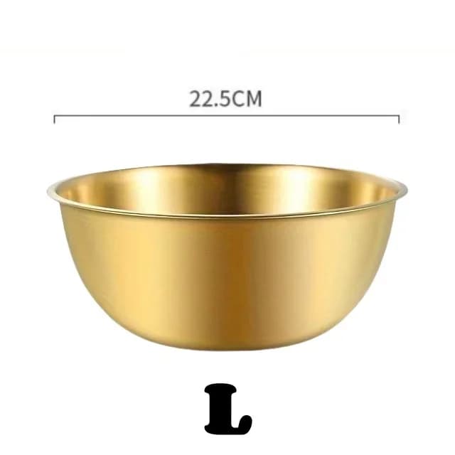 Conjunto de 1-3 Tigelas de Aço Inoxidável com Medidor para Cozinha, Confeitaria e Armazenamento de Alimentos