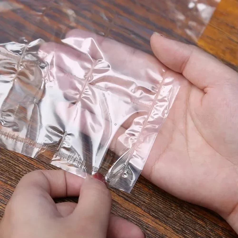 10-100 pçs/pacote Saco de Gelo Descartável Molde para Cubos de Gelo Autovedante para Bar e Bebidas