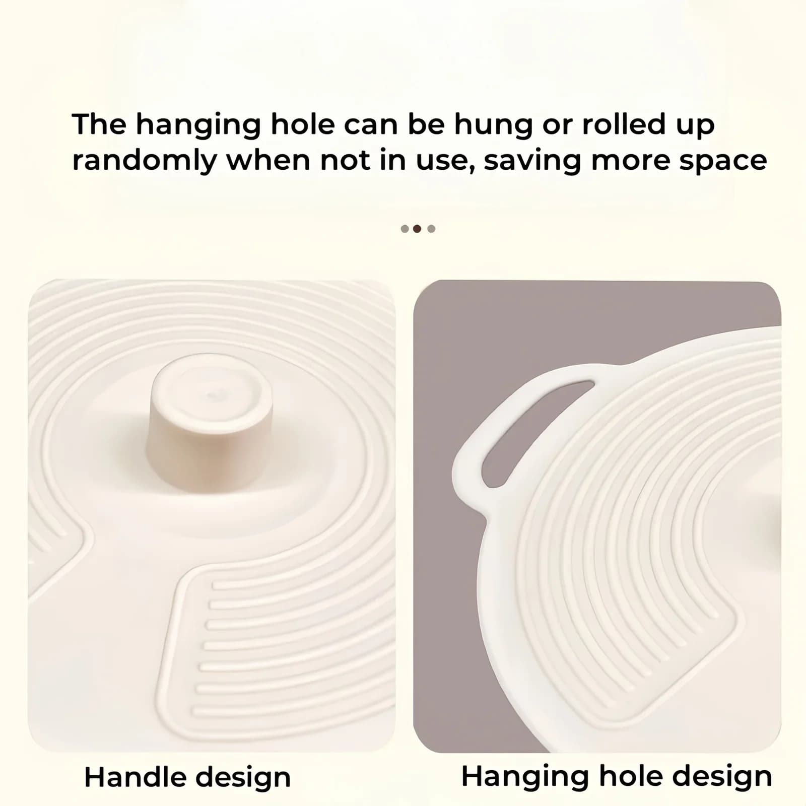 Jogo de Tampas de Silicone com Alça Dupla para Panelas e Micro-ondas (3/6 Peças)