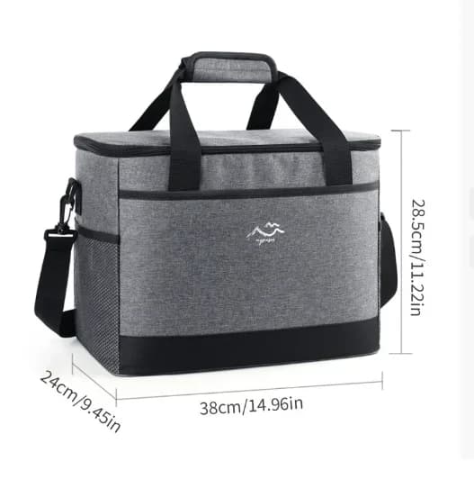 Bolsa Térmica Transversal para Marmita e Piquenique Grande Capacidade